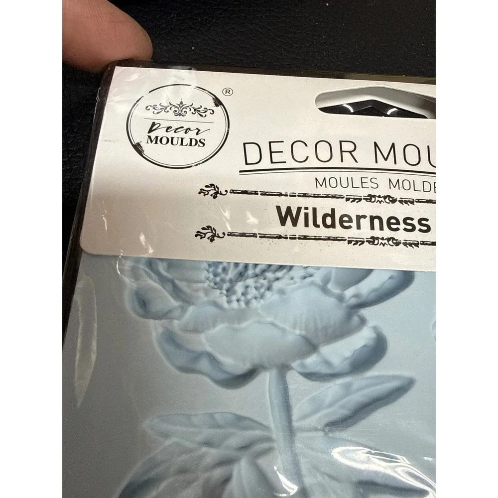Redesign with Prima Decor Mould Wilderness Rose Silicone Floral Craft Mold 5x8